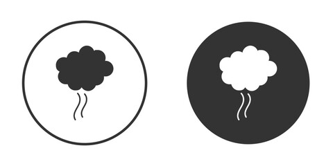 Smoke icon for your web mobile application design. Modern flat.