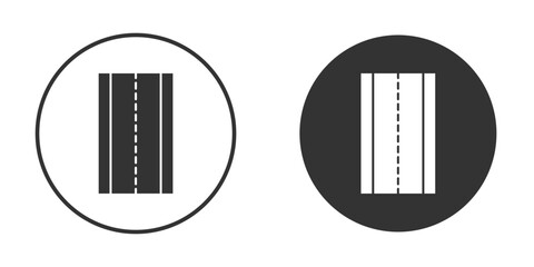 Road icon for your web mobile application design. Modern flat.
