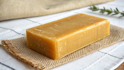 soap and towel