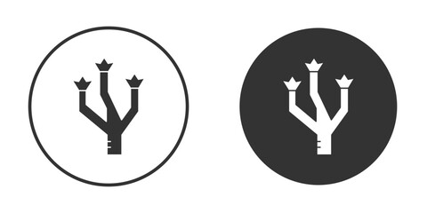 Joshua tree icon for your web mobile application design. Modern flat.