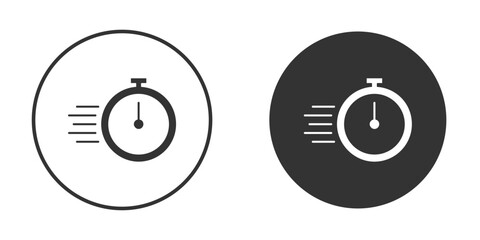 Express icon for your web mobile application design. Modern flat.