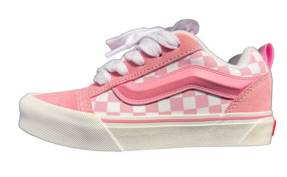 Vans Kids Knu Skool Checkerboard shoe.