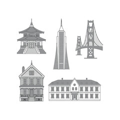 
International Landmark Buildings and Architecture Collection