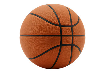 Fototapeta premium Close up of a miniature basketball isolated on white background