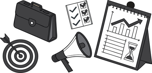 set of vector Business icons