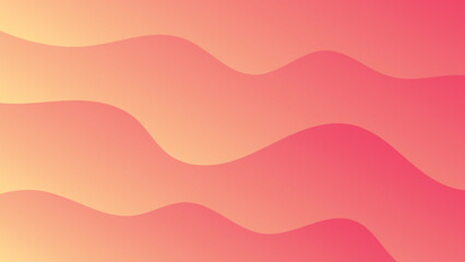 Vibrant wavy lines in warm coral and peach gradient tones. A perfect abstract background for web design, branding, digital art, or modern presentations with a soft flowing aesthetic.