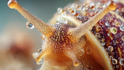 Close-up of a snail's head (10)