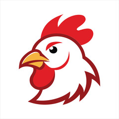 Farm Hen Character Logo Vector Artwork