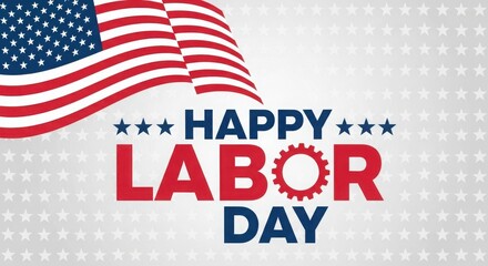 Halftone Style American Flag with Stars and Stripes for Patriotic Holiday Art