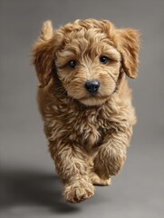 Fototapeta premium playful golden doodle puppy
