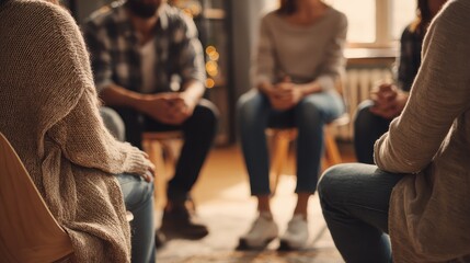 role playing method during group psychotherapy session no logos no brands ar 169