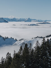 Appenzell in the swiss alps
