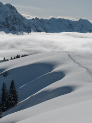 Appenzell in the swiss alps