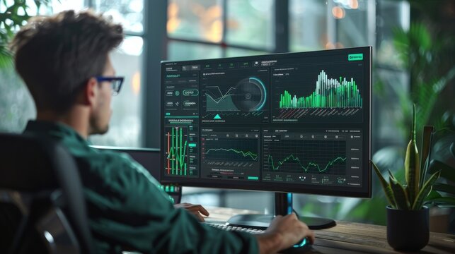 AI monitoring dashboard for green cloud computing