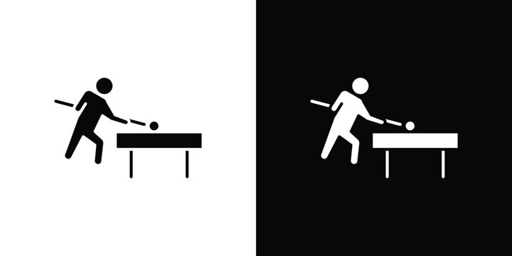 Snooker icon Illustration Pixel vector graphics - Vector.