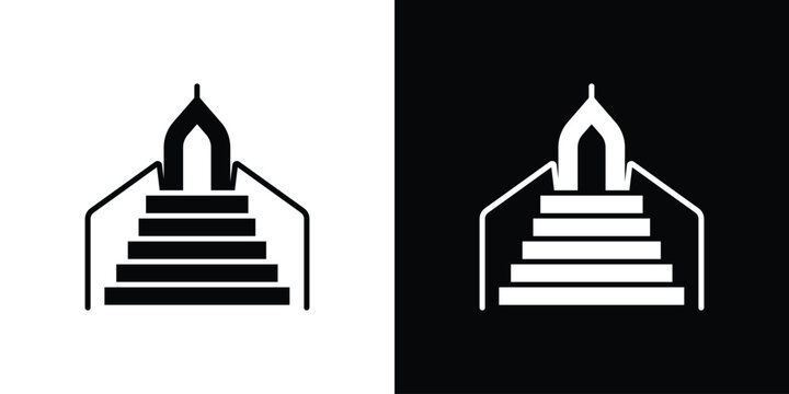 Minbar icon Illustration Pixel vector graphics - Vector.