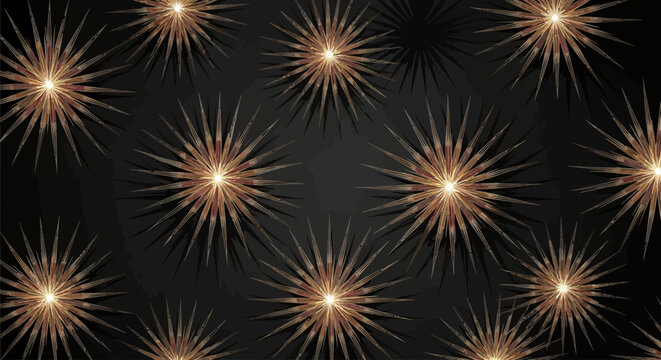vector illustration of a fireworks background