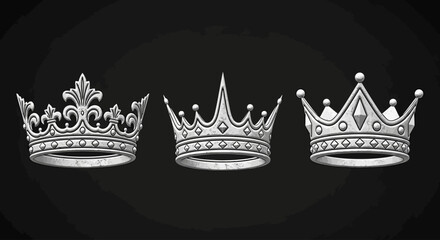 vector illustration of a crown