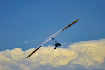 Hang gliding, sport or leisure or hobby