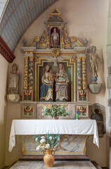 Enclos paroissial de Trémaouézan dans le département du Finistère - Bretagne