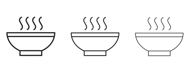 Soup icon element Illustration. Trendy Symbol for Design