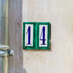 House number 14
