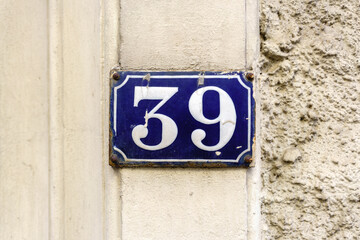 House number 39