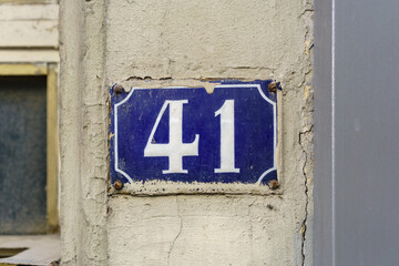 House number 41