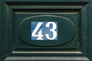 House number 43