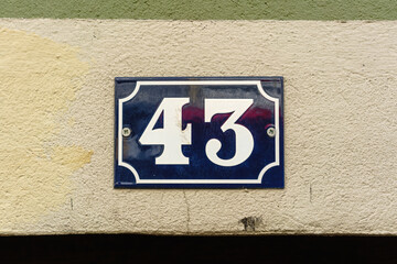 House number 43