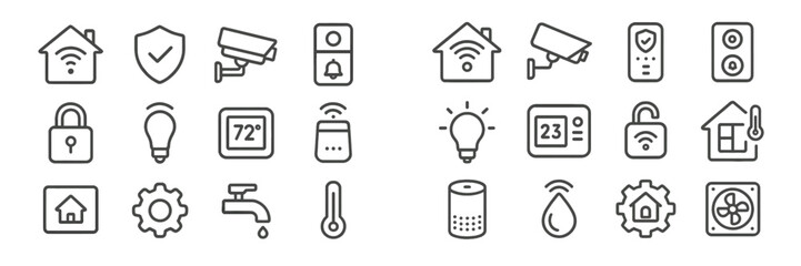 Smart home technology devices for security and automation in modern houses