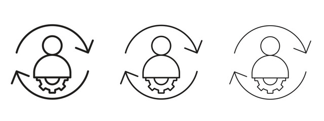 Adaptation icon element Illustration. Trendy Symbol for Design