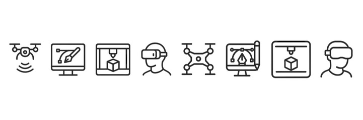 Technology tools and advancements in design and production showcased in a modern workspace environment