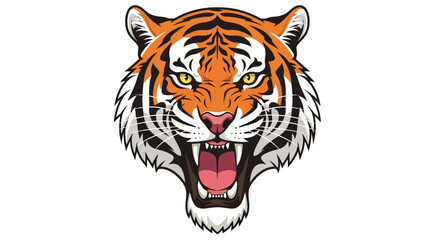 tiger head vector