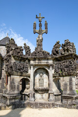 Enclos paroissial de Guimiliau dans le département du Finistère - Bretagne