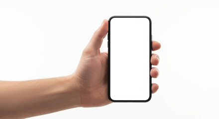 hand holding smartphone