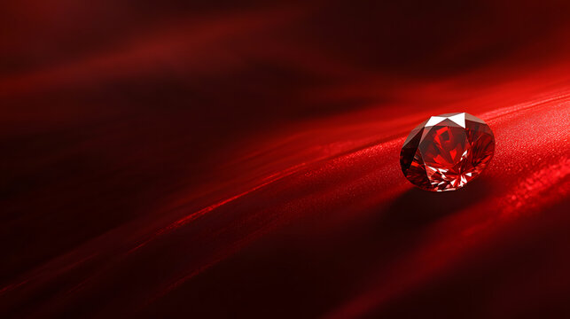 Round ruby gemstone red jewel luxury precious stone isolated shiny elegant vibrant background sparkle