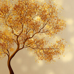 golden autumn autumn landscape golden leaves