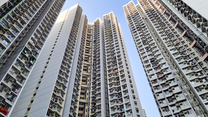 high rise apartment buildings in hong kong