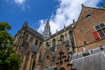The Church of Saint Bavo Grote Kerk, Reformed Protestant church in Haarlem, Netherlands