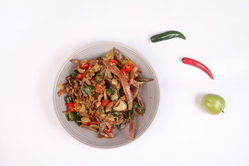 red and green peppers