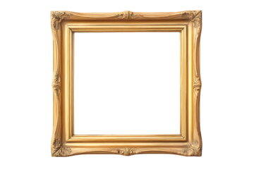 Ornate Golden Frame: Elegant antique-style picture frame with decorative flourishes, perfect for showcasing art or adding a touch of sophistication.