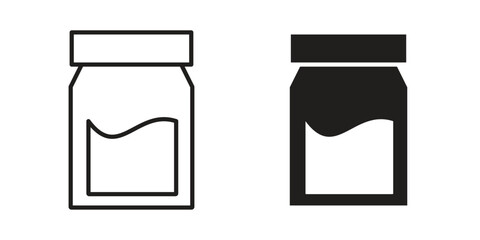 Jam icon vector Art Illustrations set.