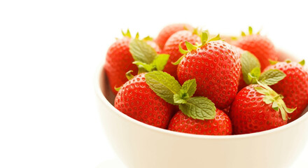 strawberries in a bowl