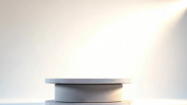 A single-serving cake sits atop a clean white plate