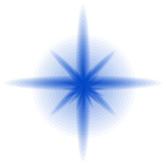 star light effect blue
