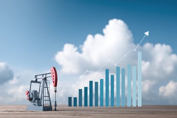 Oil Price Rise Concept