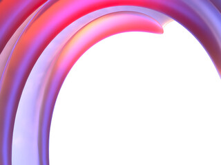 Naklejka premium abstract chromatic swirl vivid blend of colors blue, pink, purple, red render