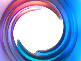 abstract chromatic swirl vivid blend of colors blue, pink, purple, red render