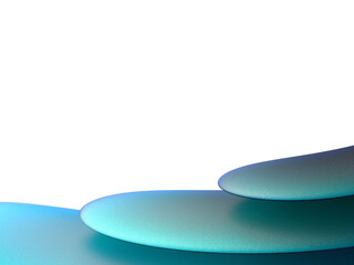 Gradient echoes layers of light and depth